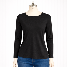 Load image into Gallery viewer, Barbie Biased Cut Top: Black