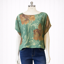 Load image into Gallery viewer, Estelle Pure Silk Boxy Top: