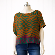 Load image into Gallery viewer, Upcycled Silk: Eileen Boxy Top