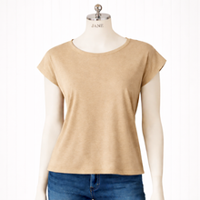 Load image into Gallery viewer, Jane Boxy Top; Cashew