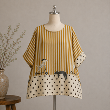 Load image into Gallery viewer, Clarissa One Size, Linen Tunic, Mustard