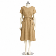 Load image into Gallery viewer, Chantal Linen Dress, Camel
