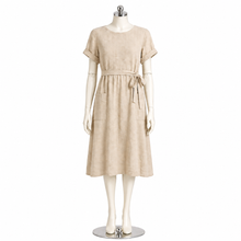 Load image into Gallery viewer, Chantal Linen Dress,Beige