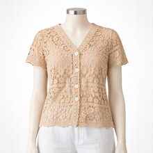 Load image into Gallery viewer, Tatiana Lace Top, Sand