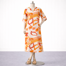 Load image into Gallery viewer, Solana Dress: Orange / O/S