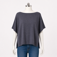Load image into Gallery viewer, Kimmy Linen Knit Sweater, Charcoal