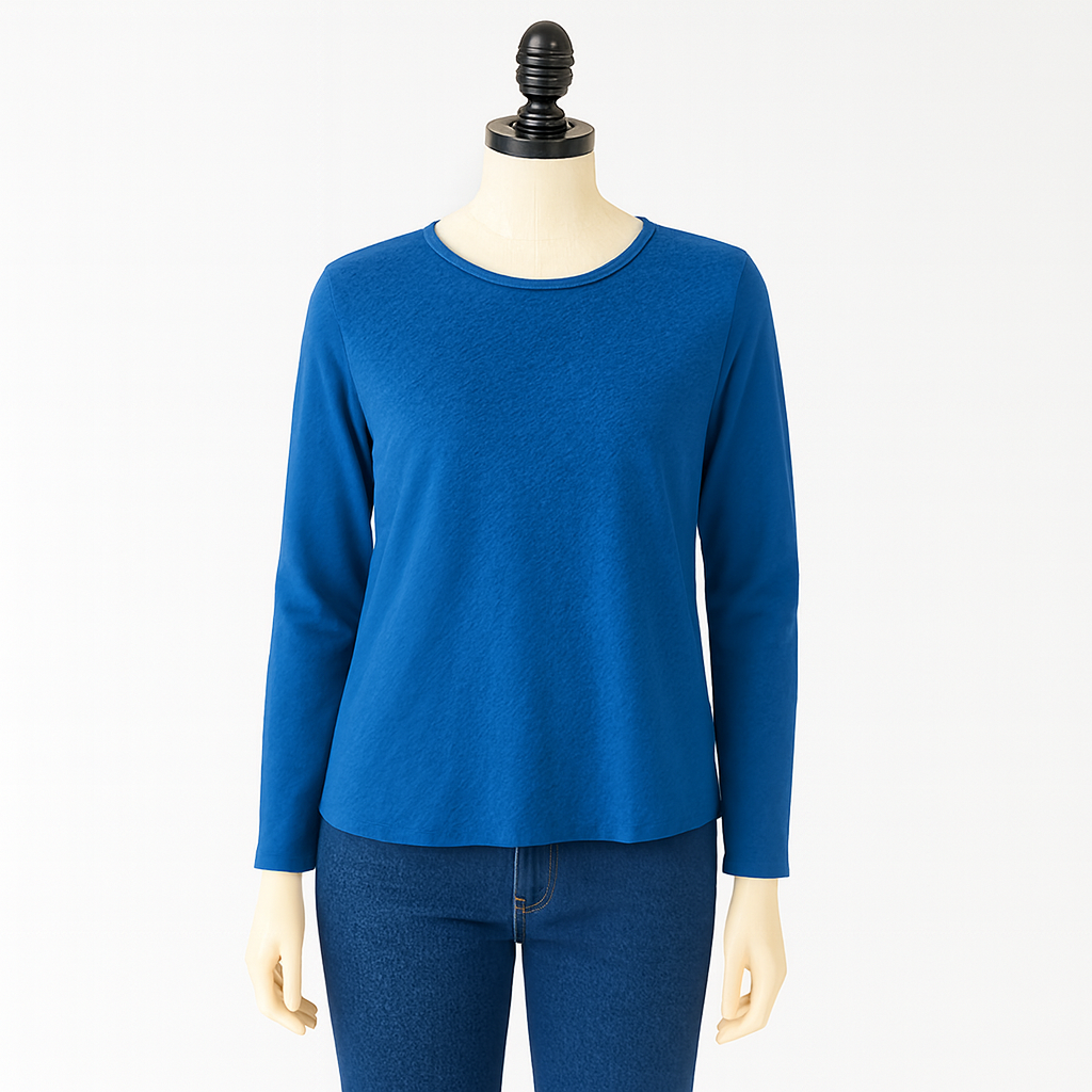 Barbie Biased Cut Top: Peacock