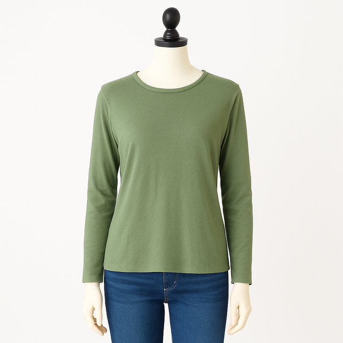 Barbie Biased Cut Top, Olive