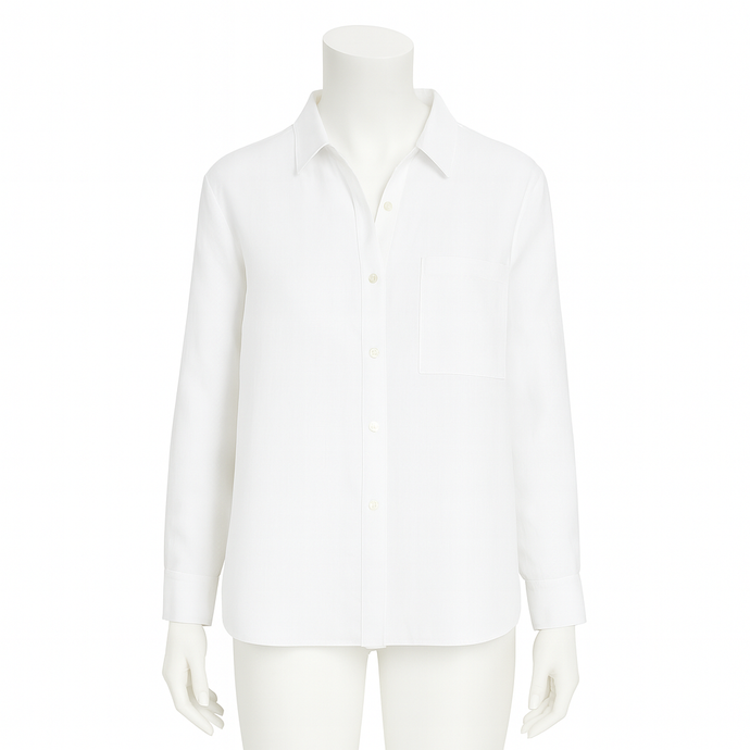 Samantha Linen Shirt, White