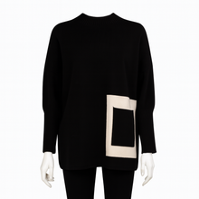 Load image into Gallery viewer, Martie One Size Boxy Sweater: Black