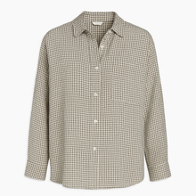 Load image into Gallery viewer, Samantha Linen Shirt, Black/Beige