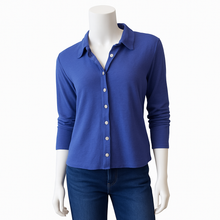 Load image into Gallery viewer, Rachel Button Down Shirt, Navy