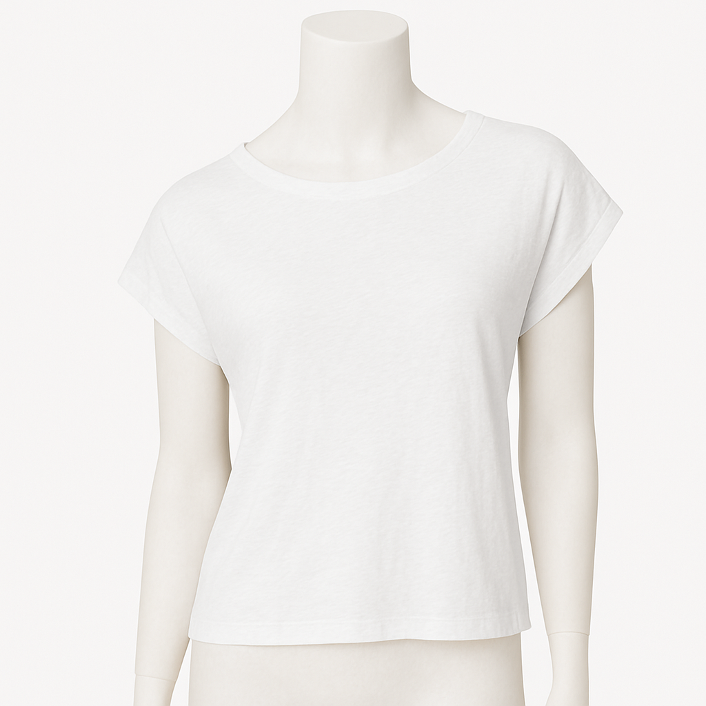 Jane Boxy Top: White