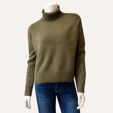 Load image into Gallery viewer, Sandrella Turtleneck Sweater, Olive