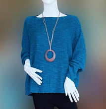 Load image into Gallery viewer, Brandi One Size Pocket Sweater: Deep Sea