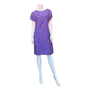 Francie Drop Shoulder Shift: Violet