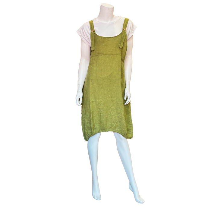 Barbie Overall Dress: Olive
