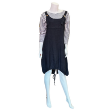 Load image into Gallery viewer, Barbie Overall Dress Charcoal/Navy