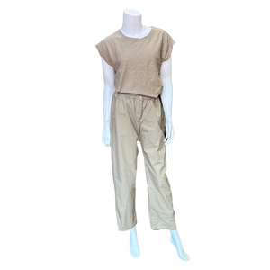 Tory Cotton Pant, Cashew