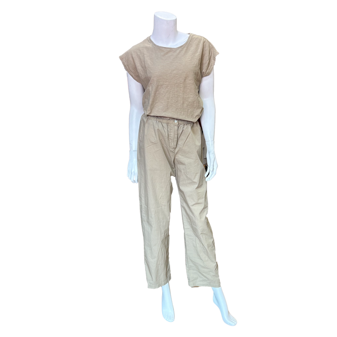 Tory Cotton Pant, Cashew