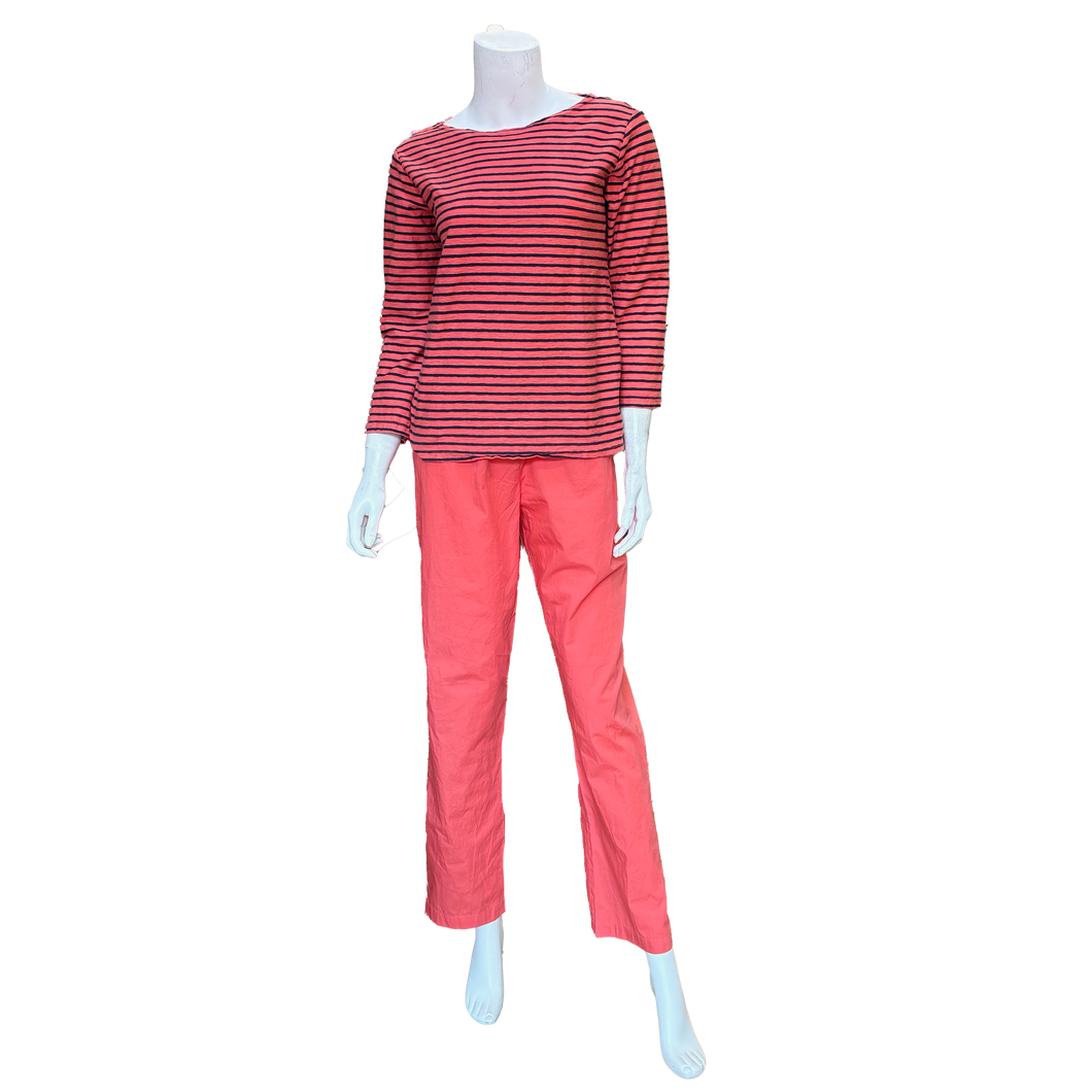 Tory Cotton Pant, Tabasco