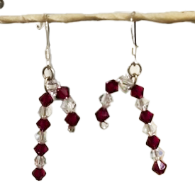 Swarovski Candy Cane Earring