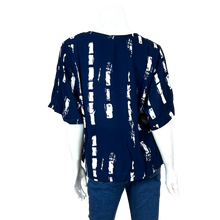 Load image into Gallery viewer, Ana Blue Bamboo Print: Rayon