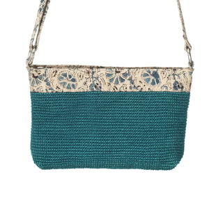 Jute "Cole" Women's Crossbody - Teal Blue