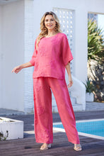 Load image into Gallery viewer, Lettie Flower Top: Raspberry