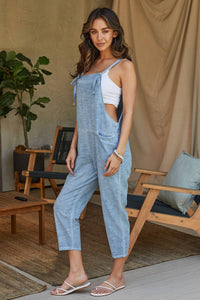 LINEN OVERALLS