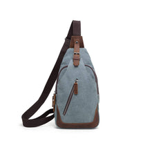 Load image into Gallery viewer, Canvas Sling Bag, Turquoise