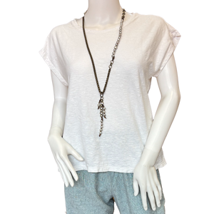 Jane Boxy Top: White