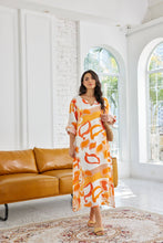 Load image into Gallery viewer, Solana Dress: Orange / O/S
