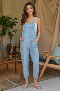 LINEN OVERALLS