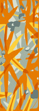 Load image into Gallery viewer, Rangoli Mustard Wool Silk Scarf