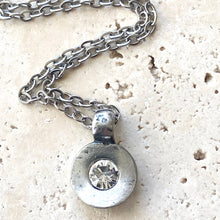 Load image into Gallery viewer, Hand casted Swarovski Layering Nnecklace: Silver / 18”