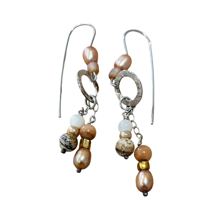 Catch of the Day Earring, Natural