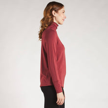 Load image into Gallery viewer, Brandi Funnel-Neck Bamboo, Rosewood