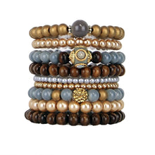 Load image into Gallery viewer, BB-Ryleigh - Handmade Set of  Beaded Stretch Stacking Bracelets