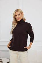 Load image into Gallery viewer, ERIN Turtleneck Sweater: Mocha