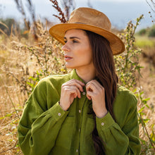 Load image into Gallery viewer, Margo Organic  Linen  Collared Dress