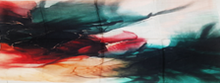 Load image into Gallery viewer, Elegant Wool Silk Abstract Rainbow Scarf