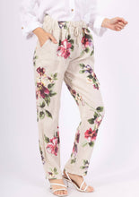 Load image into Gallery viewer, Celine Linen Trouser, White
