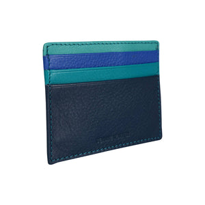 Credit Card Holder, Blue/Turquoise