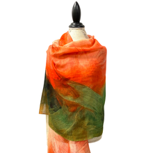 Load image into Gallery viewer, Autumn Breeze Wool-Silk Scarf