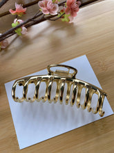 Load image into Gallery viewer, Large Hair Claw Clip, Silver