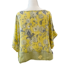 Load image into Gallery viewer, Ivy Recycled Sari Silk Boxy Top