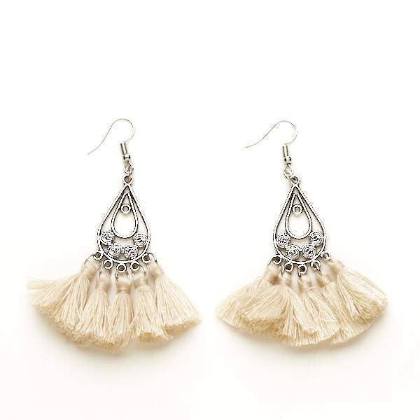 SB Tear Drop Tassel Earrings