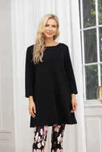 Load image into Gallery viewer, Bamboo French Terry Tunic Black