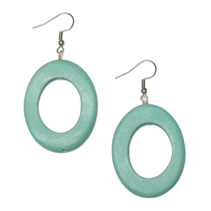 SB Resin Hoop Earrings